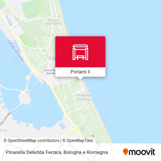 Mappa Pinarella Deledda Ferrara