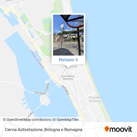 Mappa Cervia Autostazione