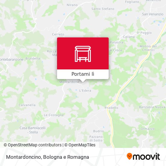 Mappa Montardoncino