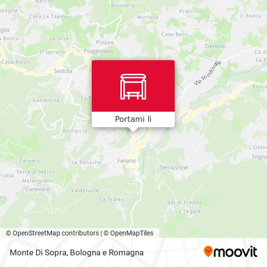 Mappa Monte Di Sopra