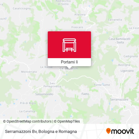 Mappa Serramazzoni Bv