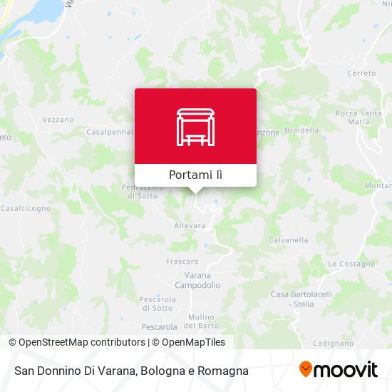 Mappa San Donnino Di Varana