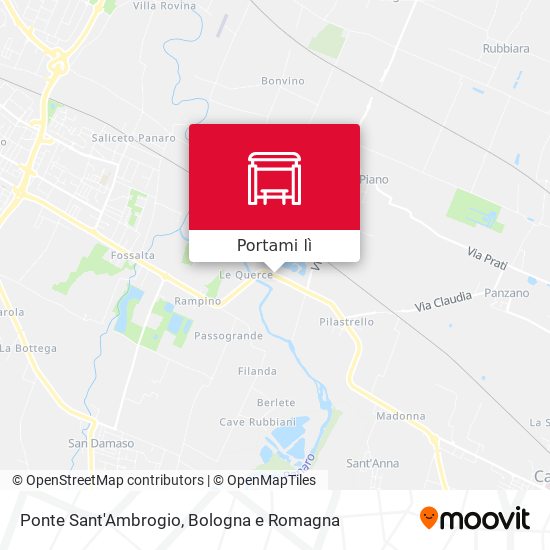 Mappa Ponte Sant'Ambrogio
