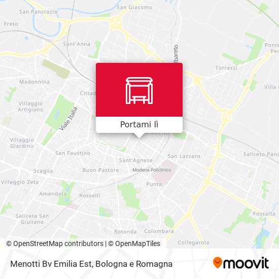 Mappa Menotti Bv Emilia Est