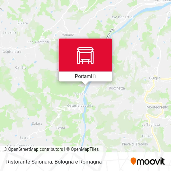 Mappa Ristorante Saionara