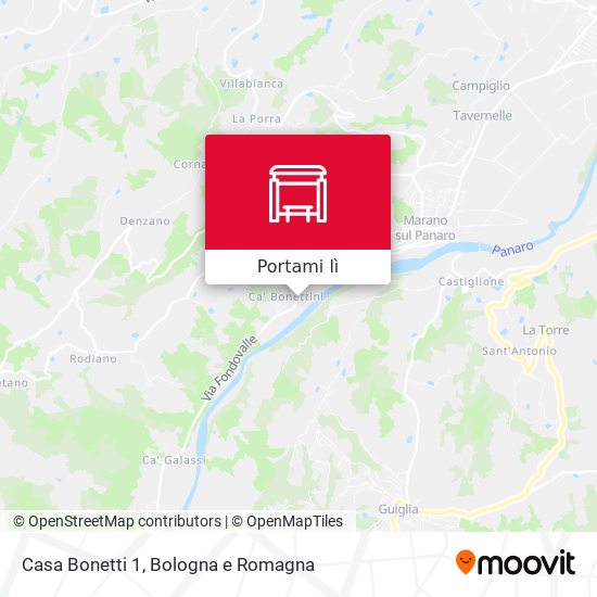 Mappa Casa Bonetti 1