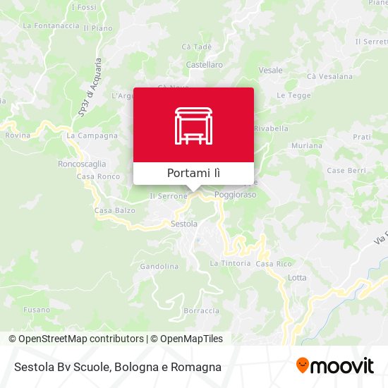 Mappa Sestola Bv Scuole