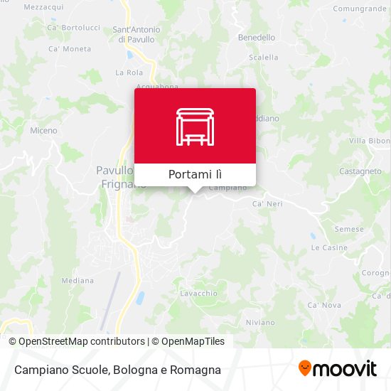 Mappa Campiano Scuole
