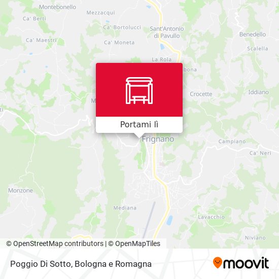 Mappa Poggio Di Sotto