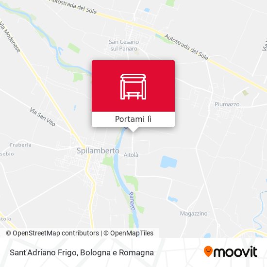 Mappa Sant'Adriano Frigo