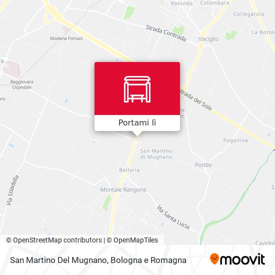Mappa San Martino Del Mugnano
