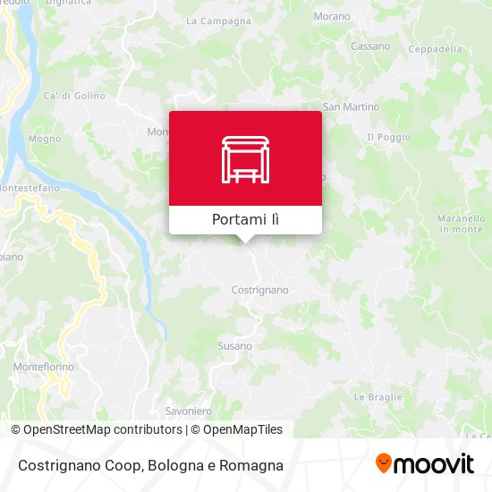 Mappa Costrignano Coop