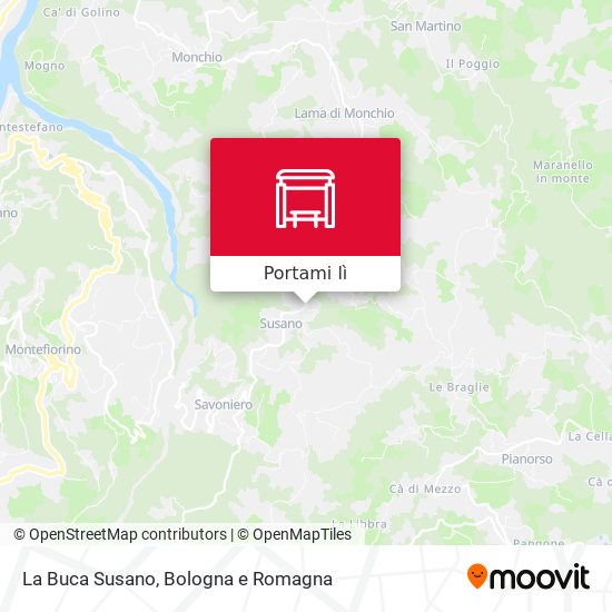 Mappa La Buca Susano