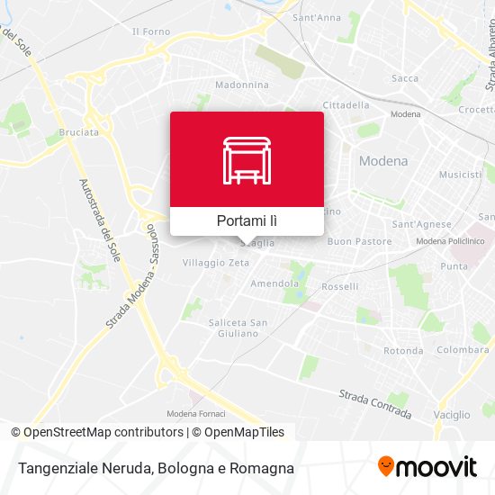 Mappa Tangenziale Neruda