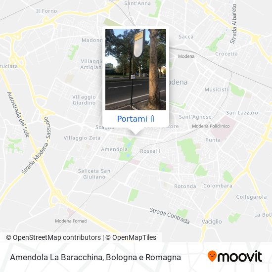 Mappa Amendola La Baracchina