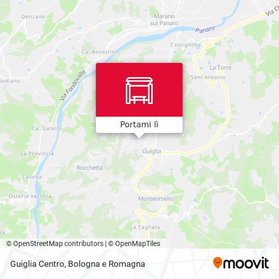 Mappa Guiglia Centro