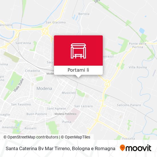 Mappa Santa Caterina Bv Mar Tirreno