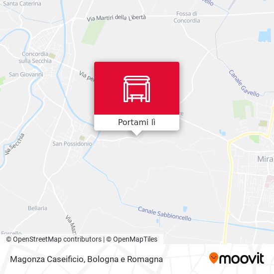 Mappa Magonza Caseificio