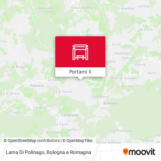 Mappa Lama Di Polinago