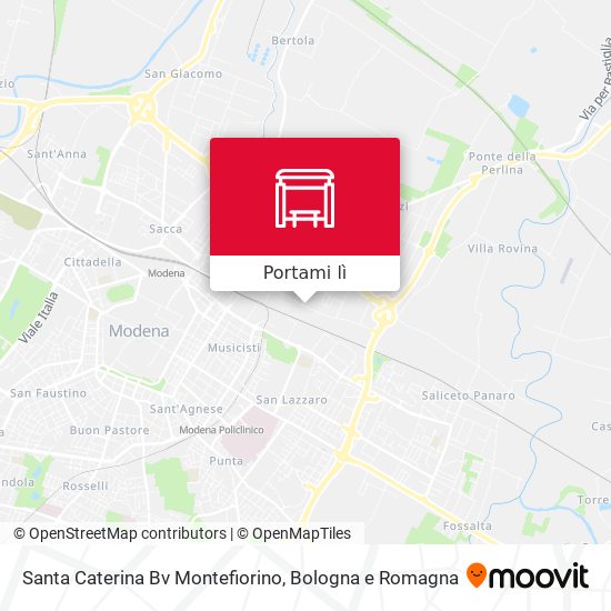 Mappa Santa Caterina Bv Montefiorino