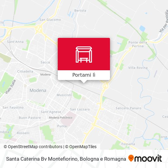 Mappa Santa Caterina Bv Montefiorino