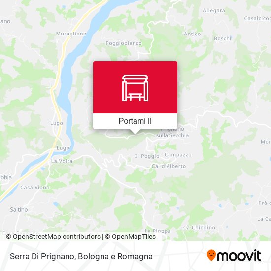 Mappa Serra Di Prignano