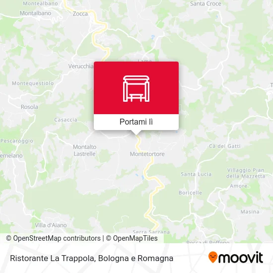 Mappa Ristorante La Trappola