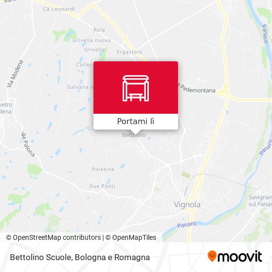 Mappa Bettolino Scuole