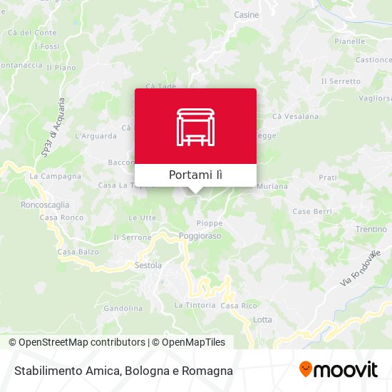 Mappa Stabilimento Amica