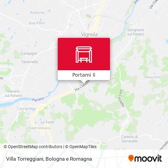 Mappa Villa Torreggiani