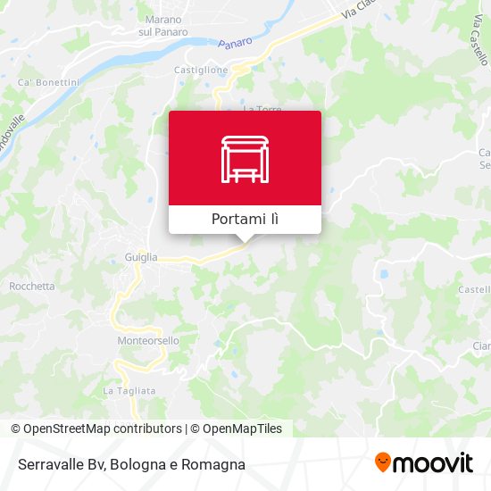 Mappa Serravalle Bv