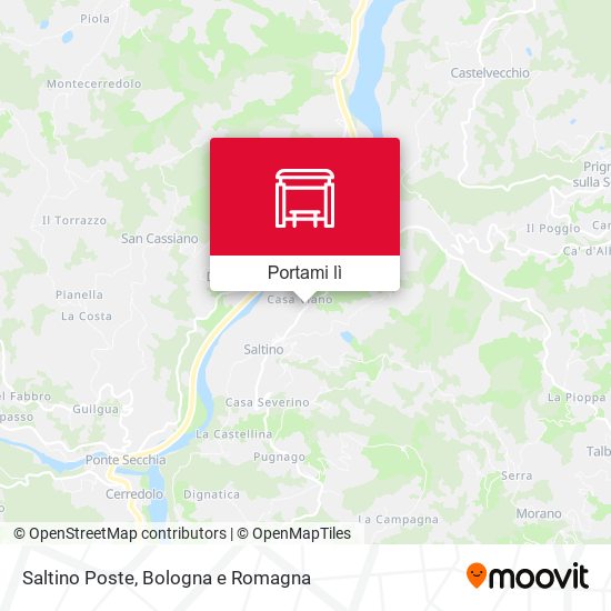 Mappa Saltino Poste