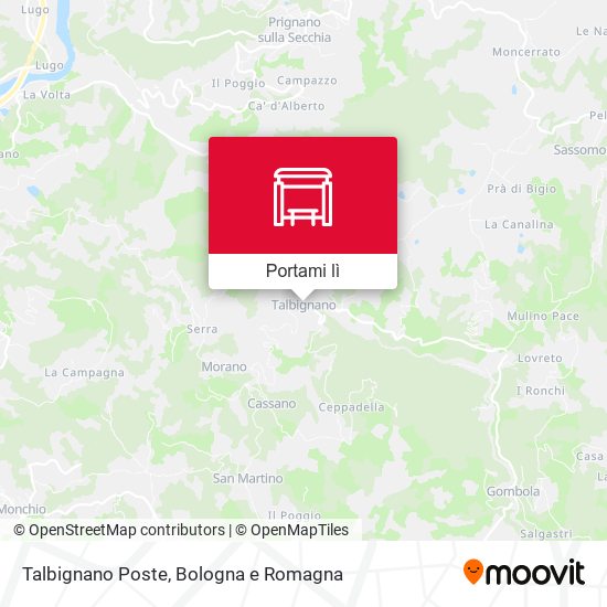 Mappa Talbignano Poste