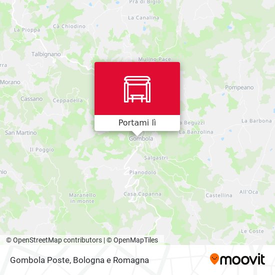 Mappa Gombola Poste