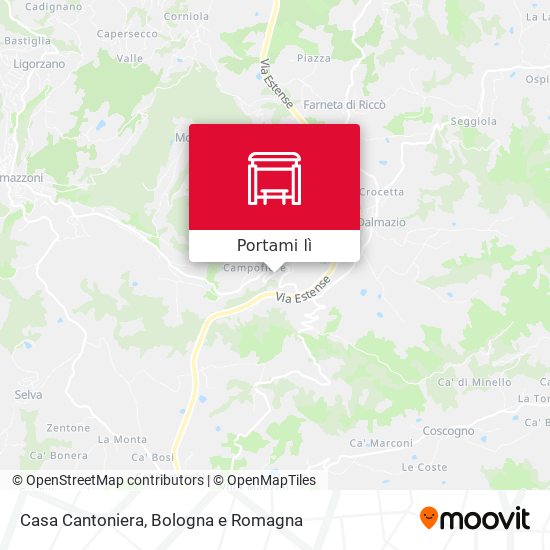 Mappa Casa Cantoniera