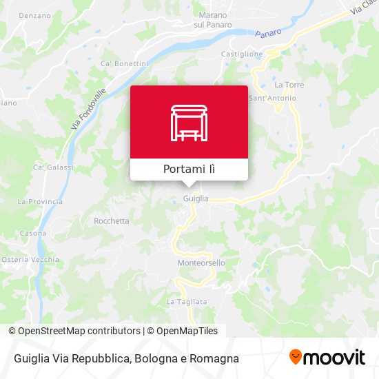 Mappa Guiglia Via Repubblica
