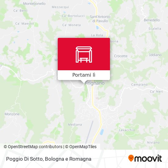 Mappa Poggio Di Sotto