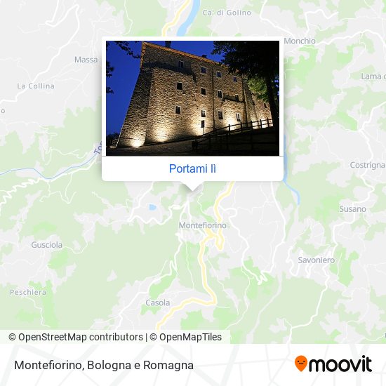 Mappa Montefiorino