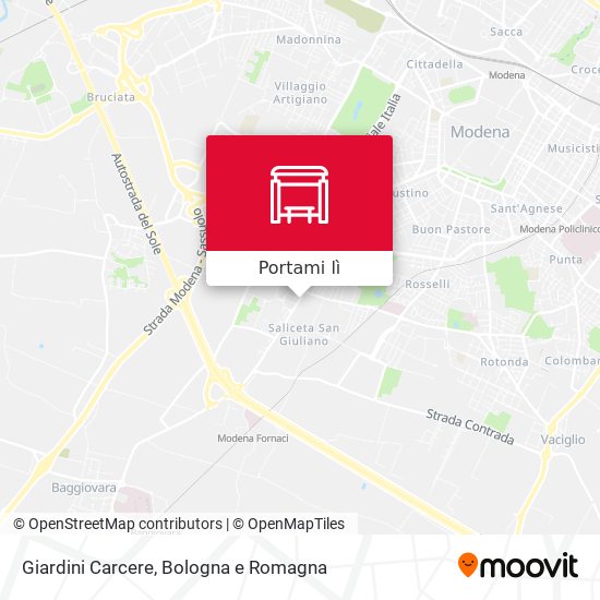 Mappa Giardini Carcere