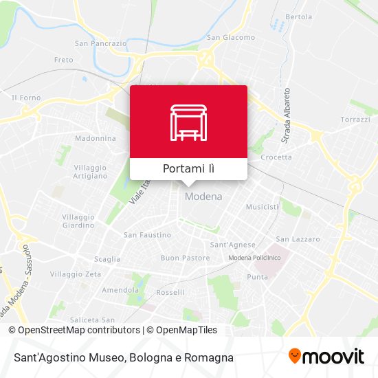 Mappa Sant'Agostino Museo