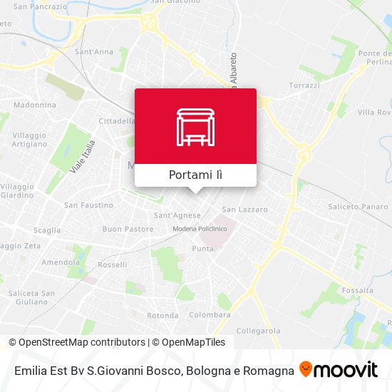 Mappa Emilia Est Bv S.Giovanni Bosco