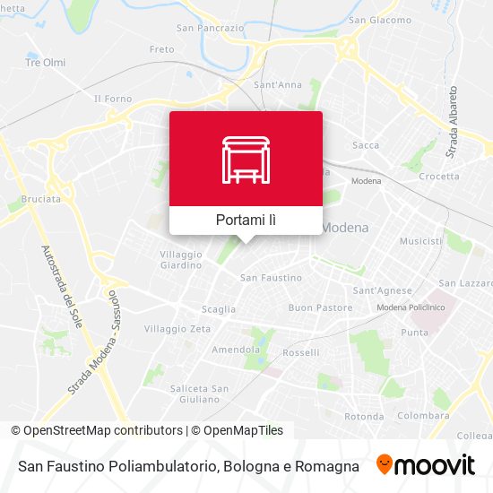 Mappa San Faustino Poliambulatorio