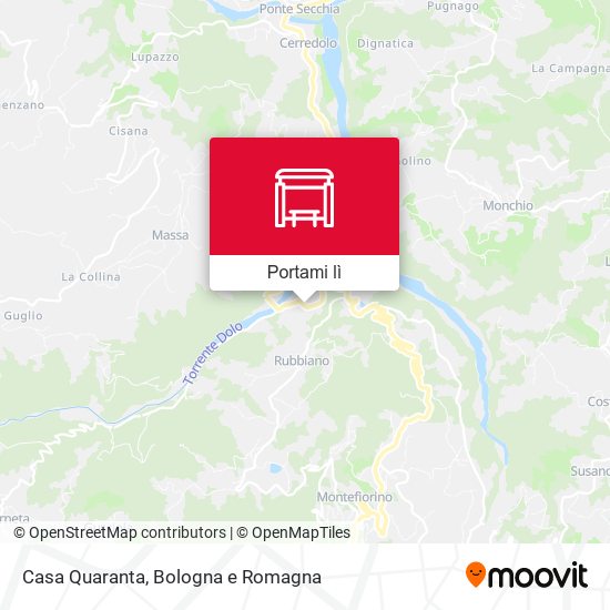 Mappa Casa Quaranta