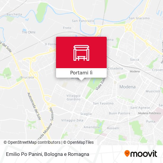 Mappa Emilio Po Panini