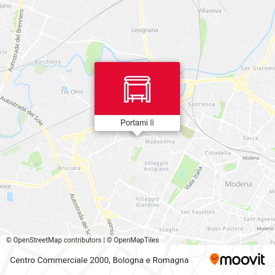 Mappa Centro Commerciale 2000