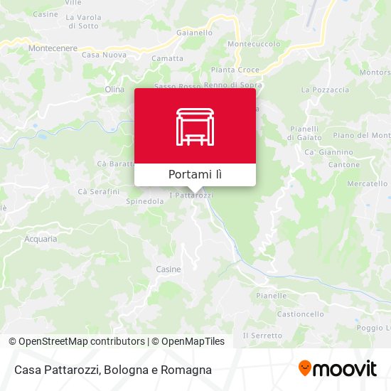 Mappa Casa Pattarozzi