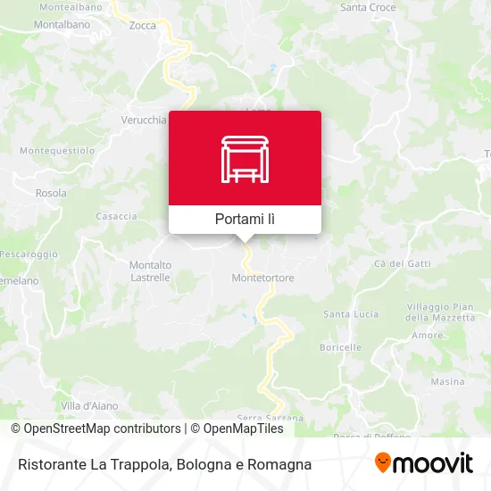 Mappa Ristorante La Trappola