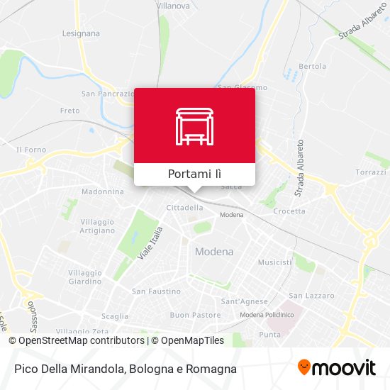 Mappa Pico Della Mirandola