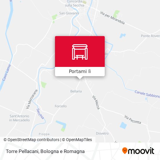 Mappa Torre Pellacani