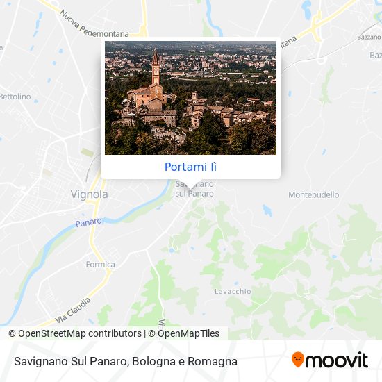 Mappa Savignano Sul Panaro